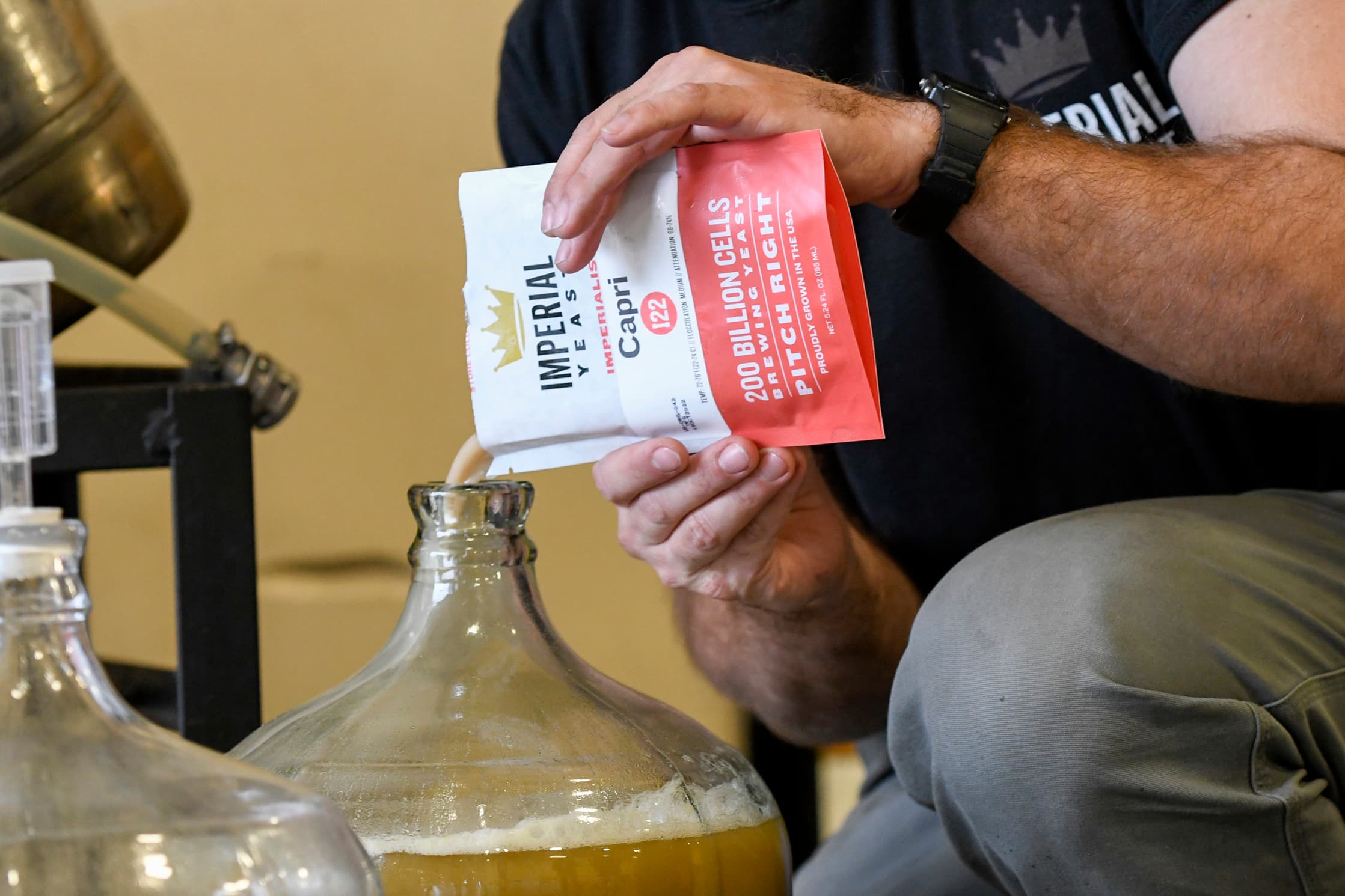 Photo from an Imperial Yeast production facility.