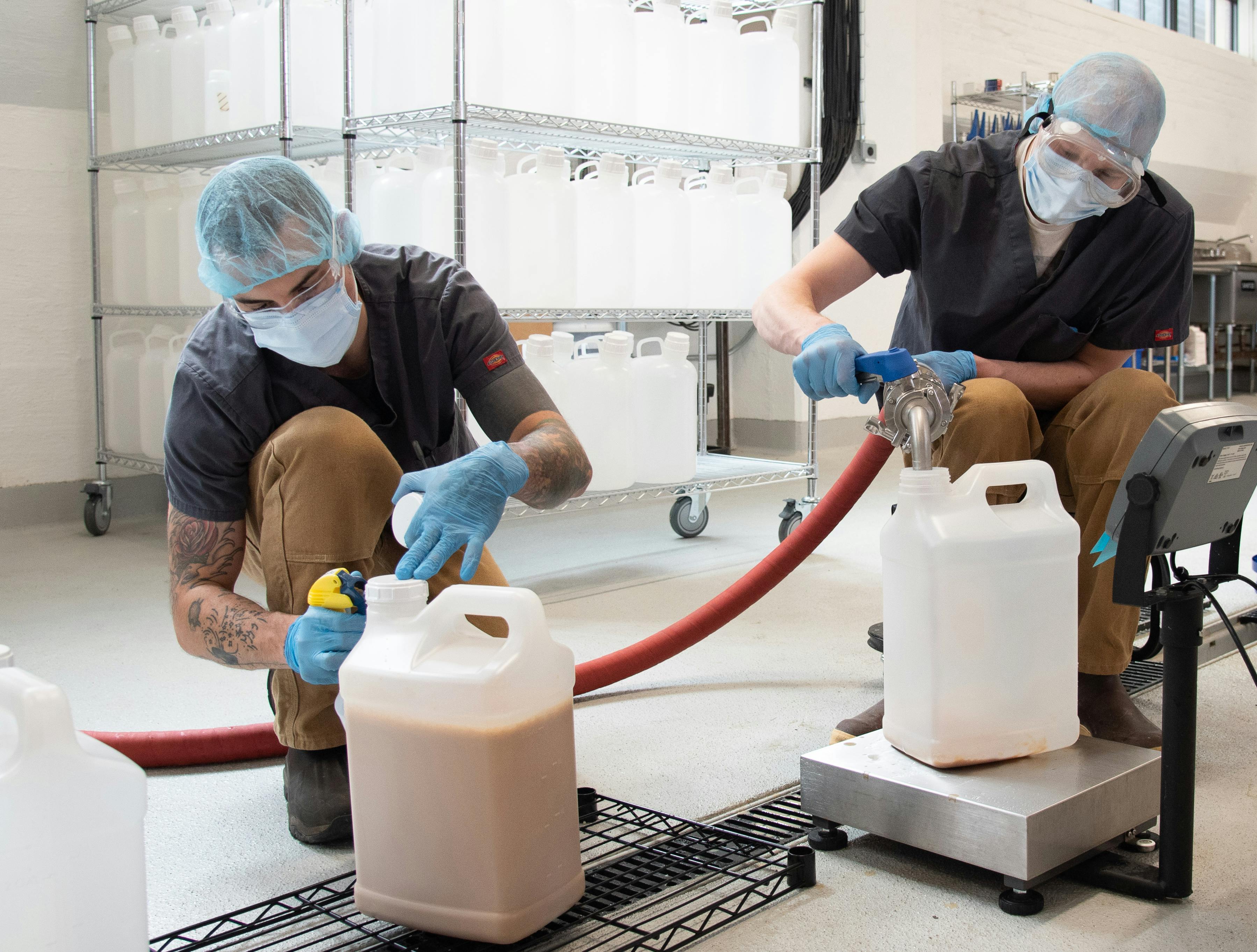 Photo from an Imperial Yeast production facility.
