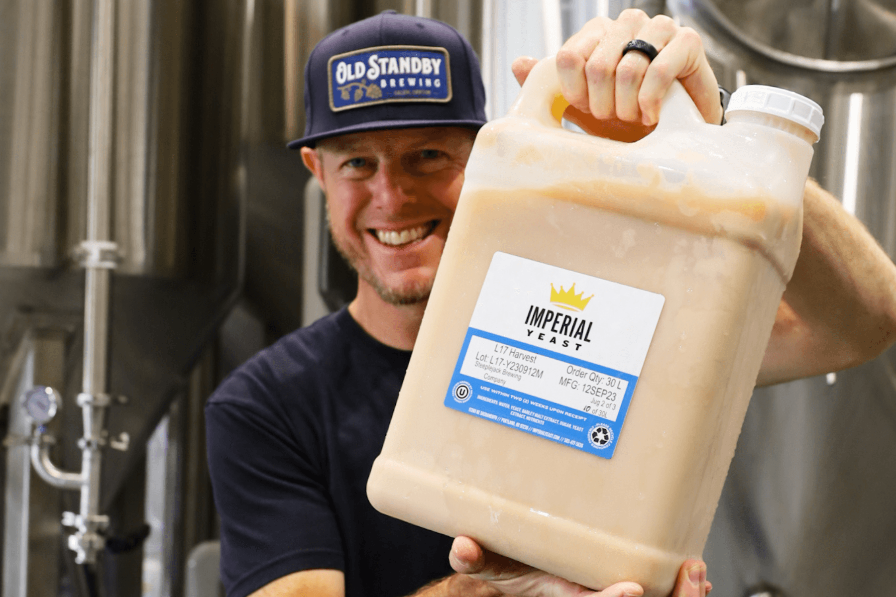 Photo from an Imperial Yeast production facility.